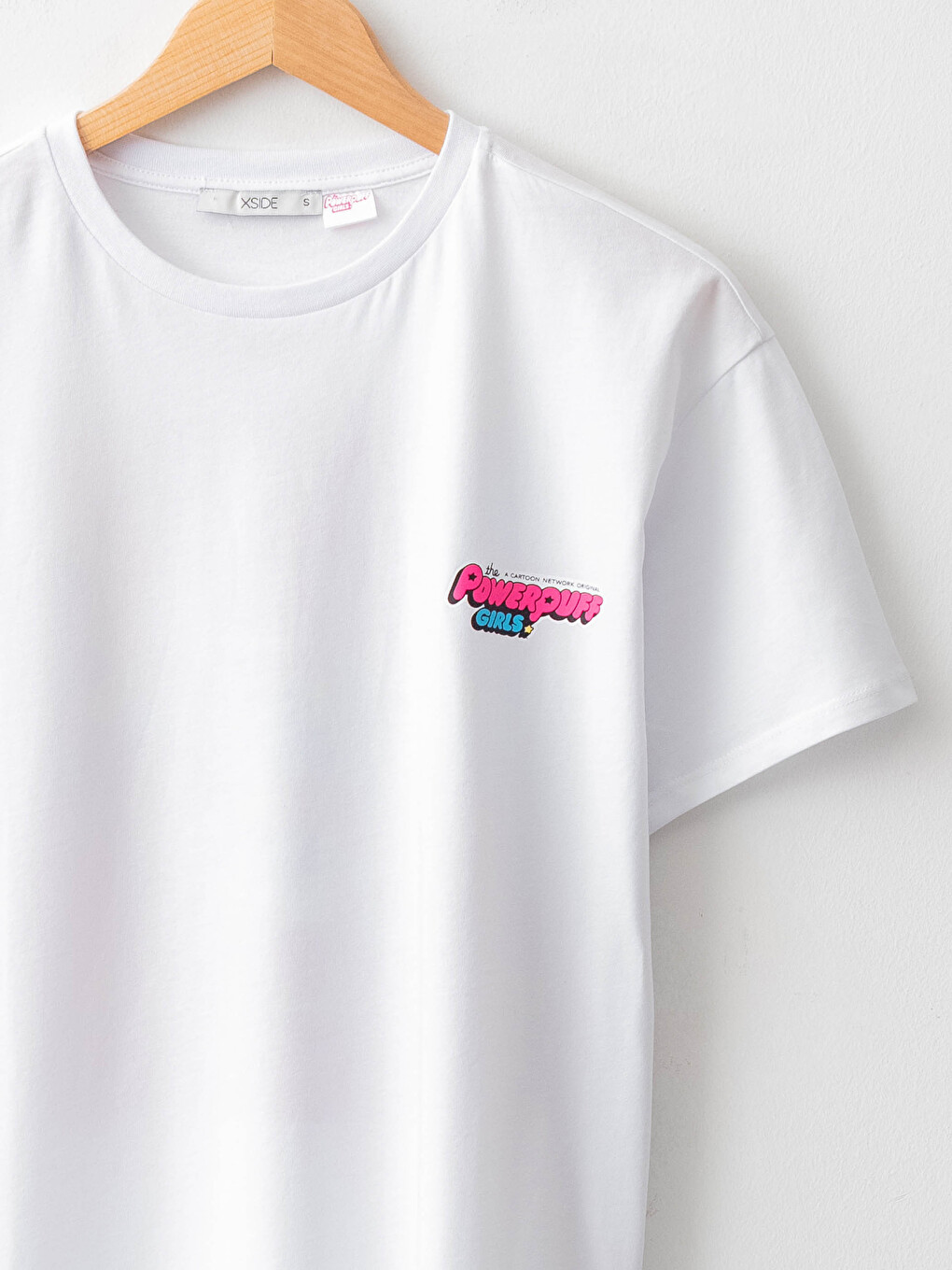 T-shirt en Coton à Manches Courtes Imprimé Les Super-Filles à Col Rond pour Femmes-5