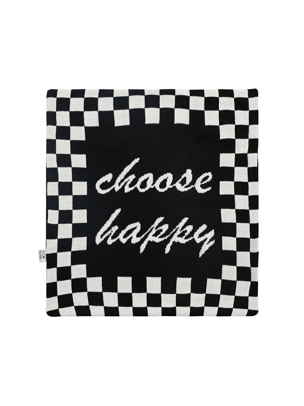 Tricot Patterned Throw Pillow Case 45x45 Cm-3