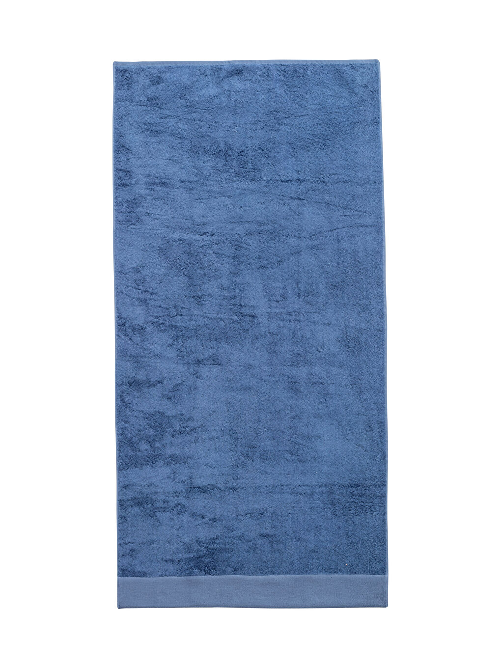 Mavi Düz Bambu Banyo Havlusu 70x140-3