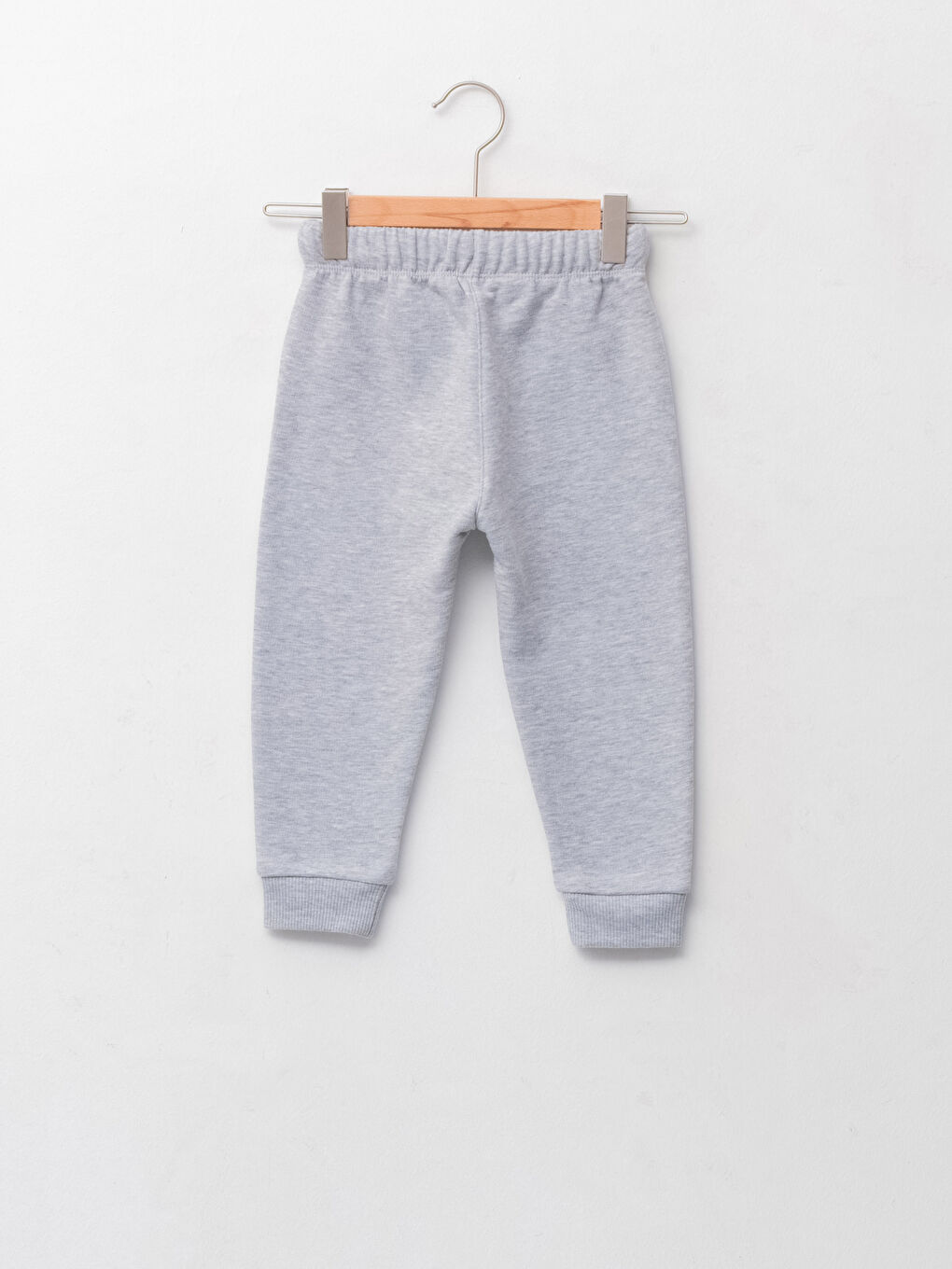 بنطلون رياضي بخصر مرن سادة - اولاد رضع - مجموعة من قطعتين-3