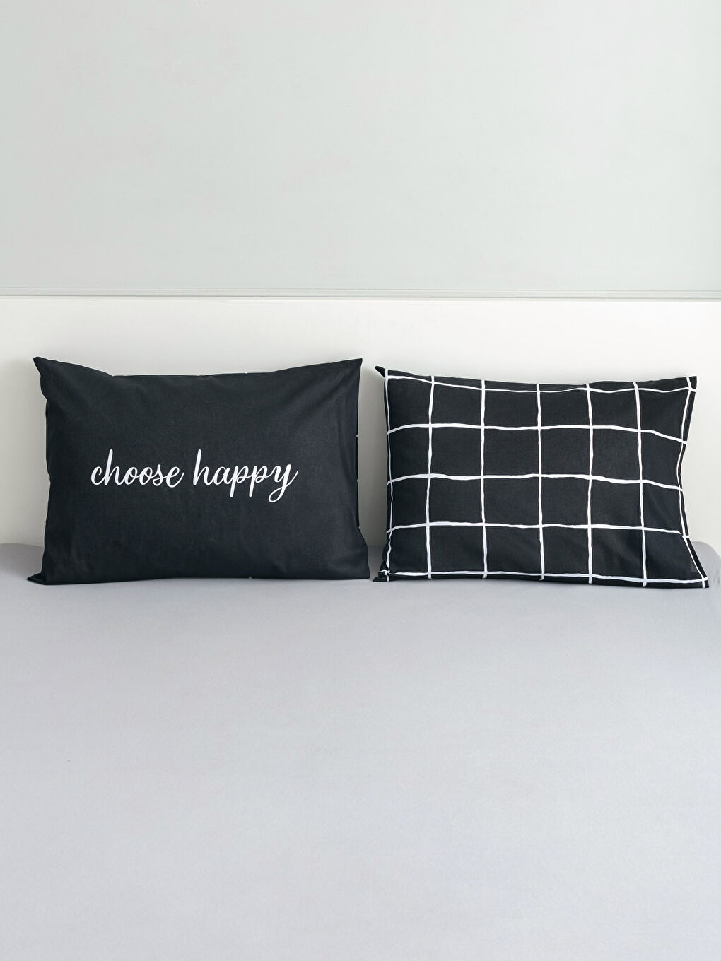 غطاء وسادة منسوج مطبوع - مجموعتين 50x70 سم-1