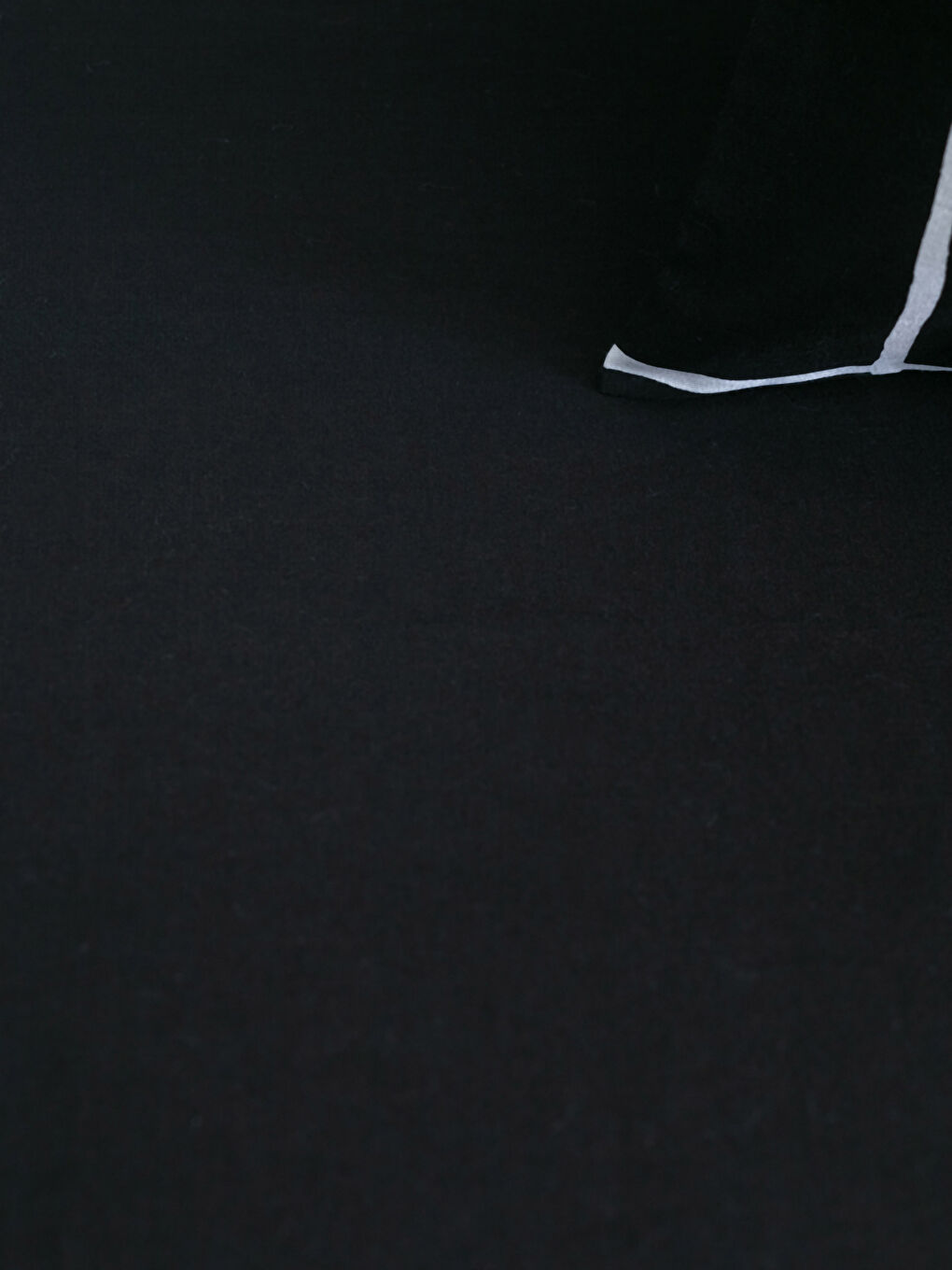 Siyah Çift Kişilik Ekose Desenli Dokuma Nevresim Takımı-3