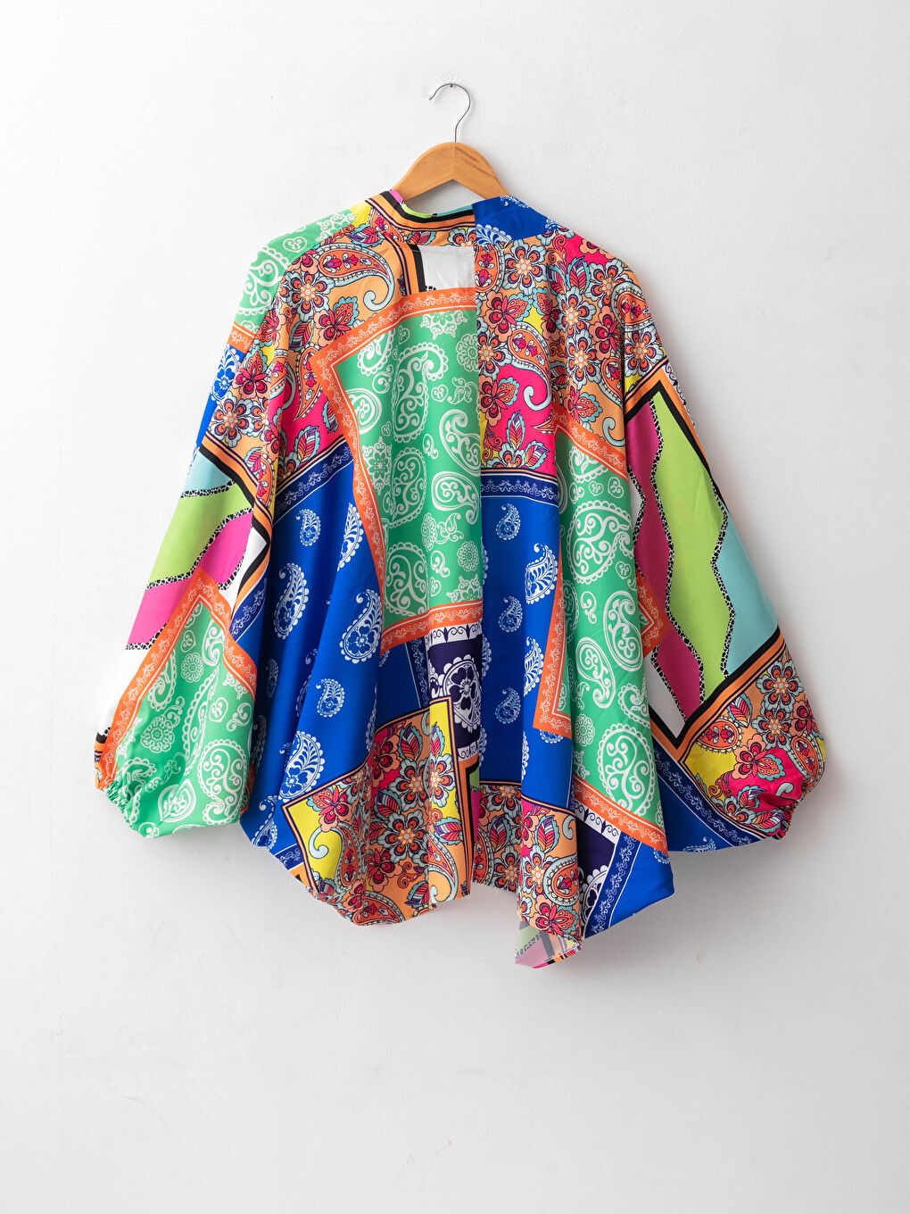 LCWAIKIKI Maternity V-Neck Patterned Long Sleeve Maternity Kimono -W1HQ93Z8-LQQ