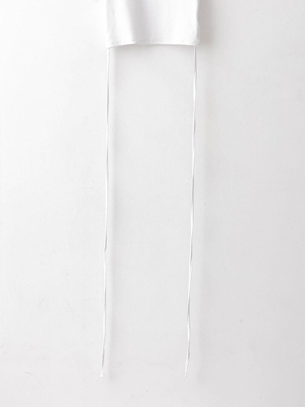 Beyaz Bisiklet Yaka Düz Kısa Kollu Pamuklu Kadın Bluz-8