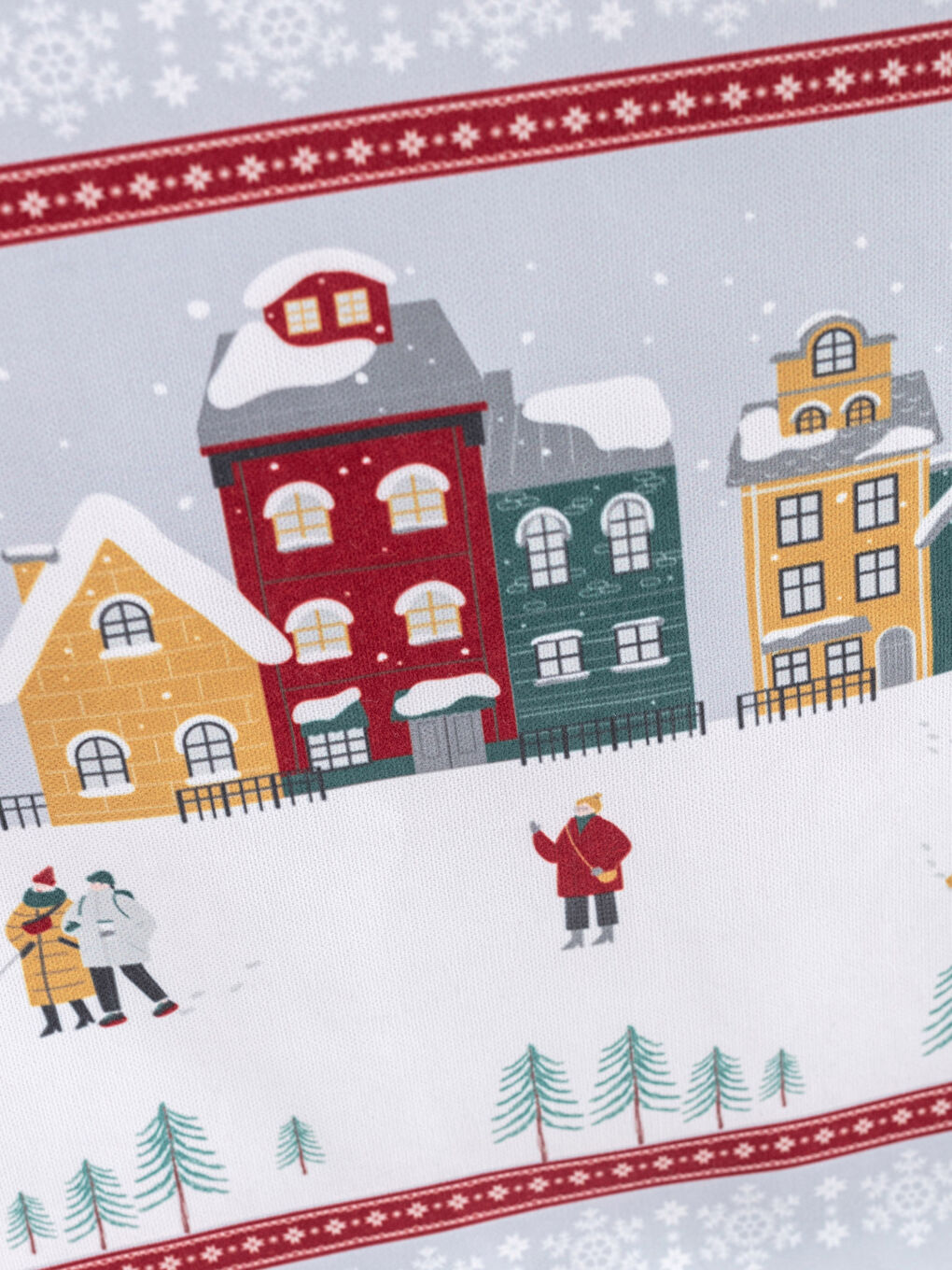 Χριστουγεννιάτικο Θεματικό Εκτυπωμένο Τραπεζομάντιλο Κυψέλης 45x150 Cm-1