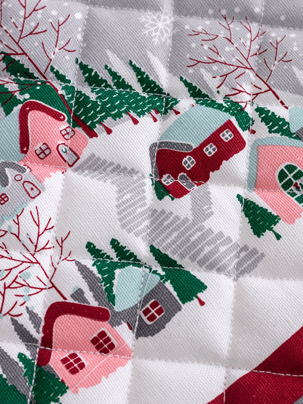 LCW HOME Christmas Themed Printed Gabardine Handle -W1HS30Z8-F9C