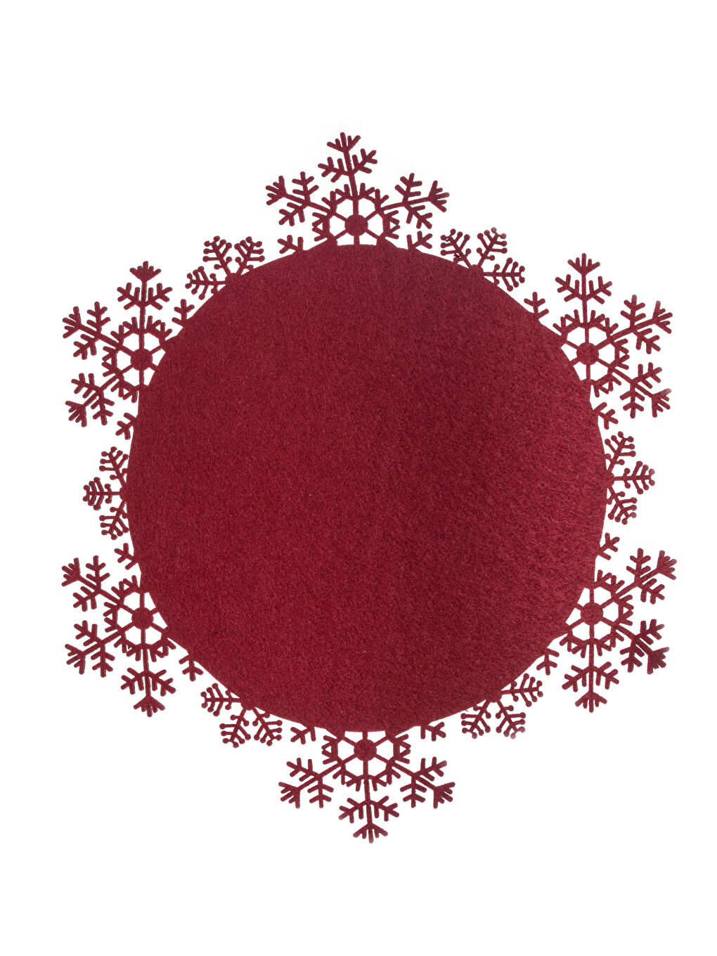 Christmas Themed Patterned Flat Felt Placemat-2