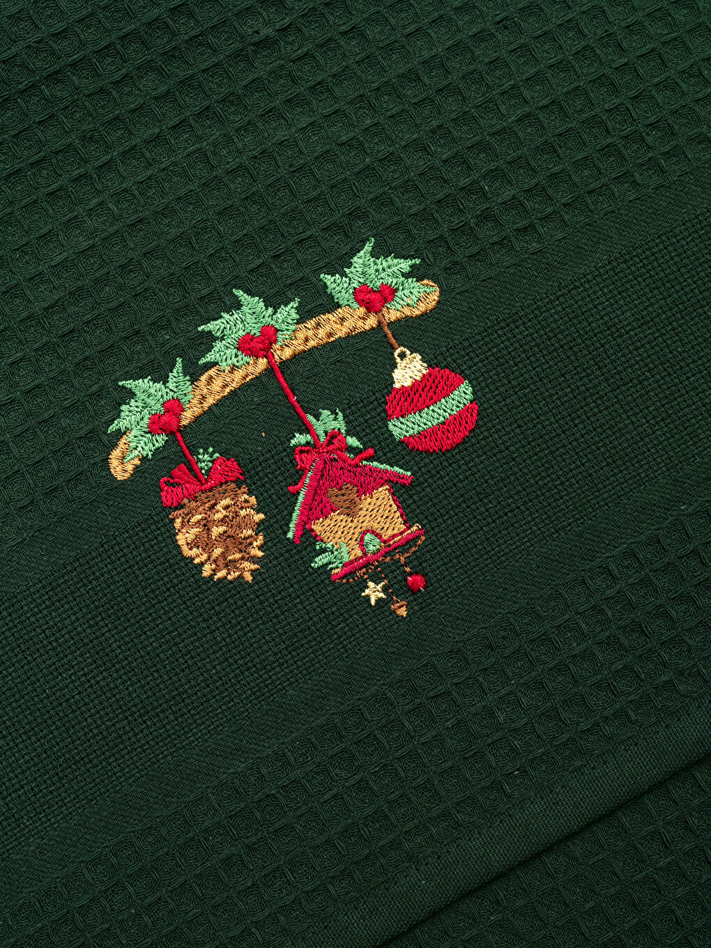 LCW HOME Christmas Themed Embroidery Detail Drying Towel 40x60 Cm -W1HS37Z8-F9C