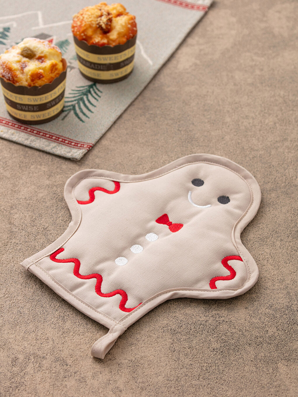 LCW HOME Embroidery Detailed Gabardine Handle -W1HS47Z8-F9C