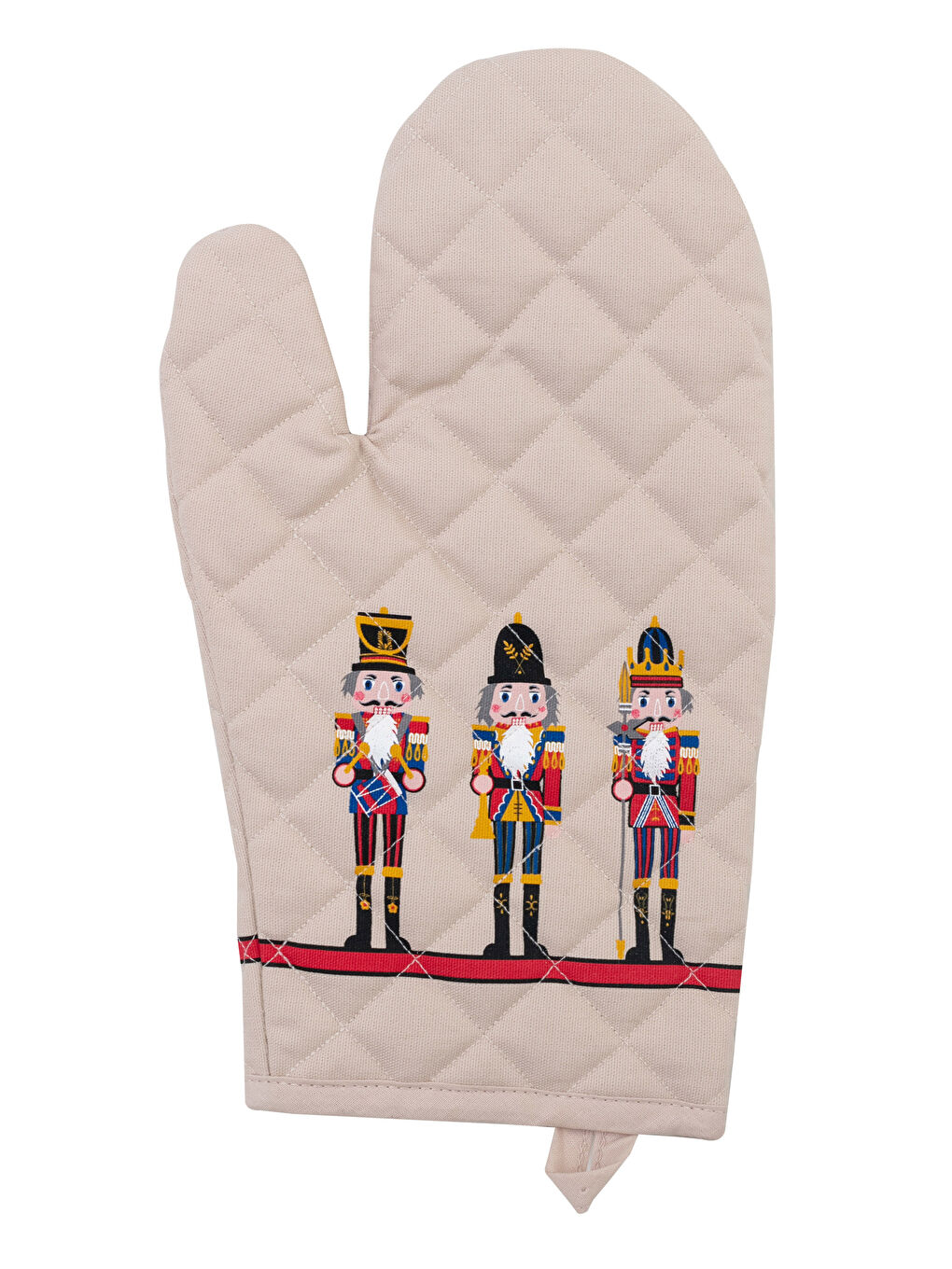 LCW HOME New Year Themed Printed Gabardine Oven Glove -W1HV48Z8-F9C