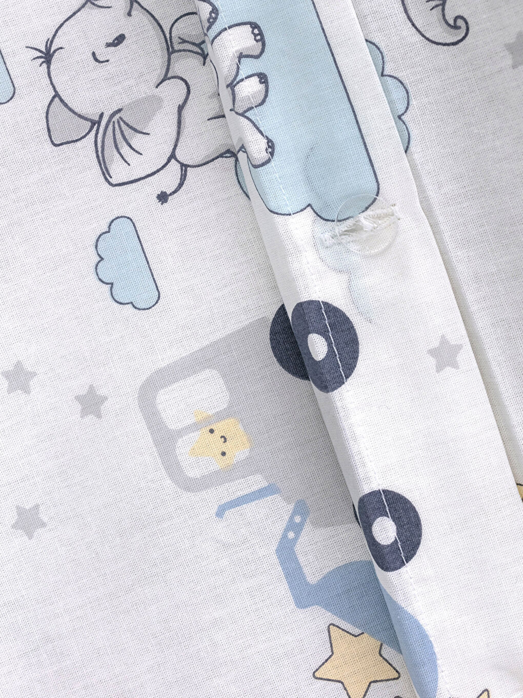 طقم غطاء لحاف أطفال ولادي منسوج ومطبوع-4