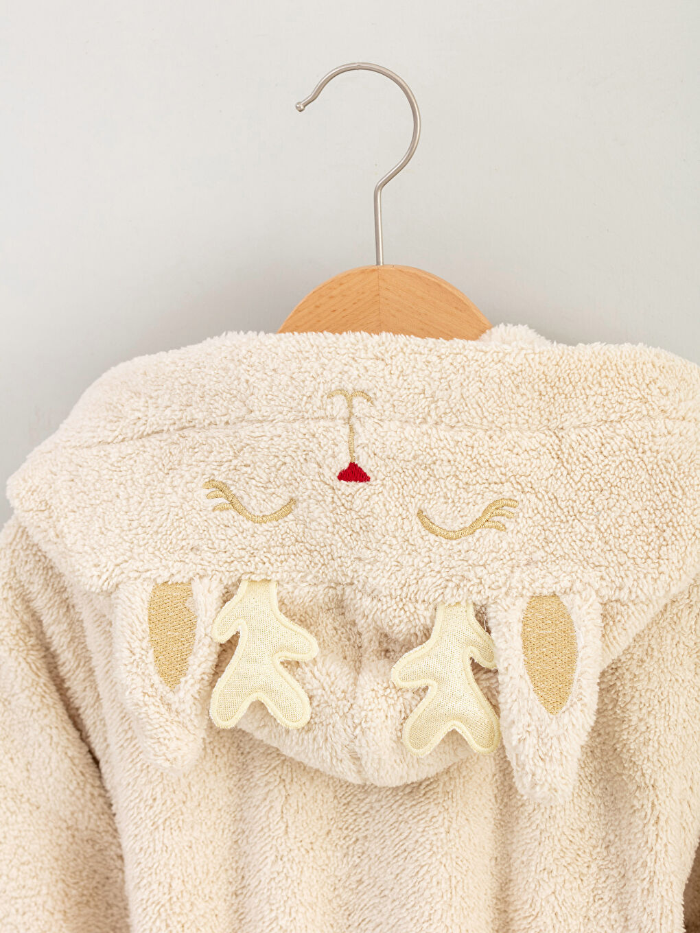 Long Girl Dressing Gown with Hood-3