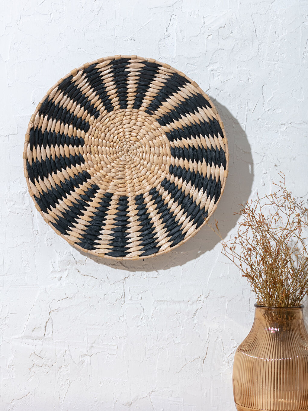 Karışık Desenli Jüt Duvar Süsü 30x30x5 cm