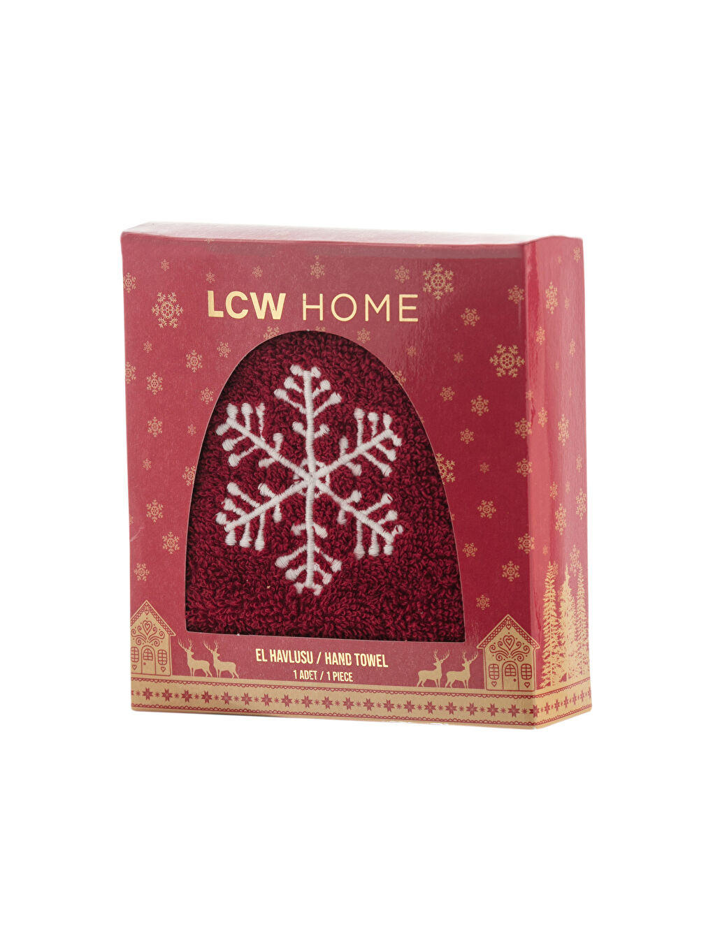 LCW HOME Embroidery Detailed Curl Hand Towel 30x50 Cm -W1I196Z8-HLG