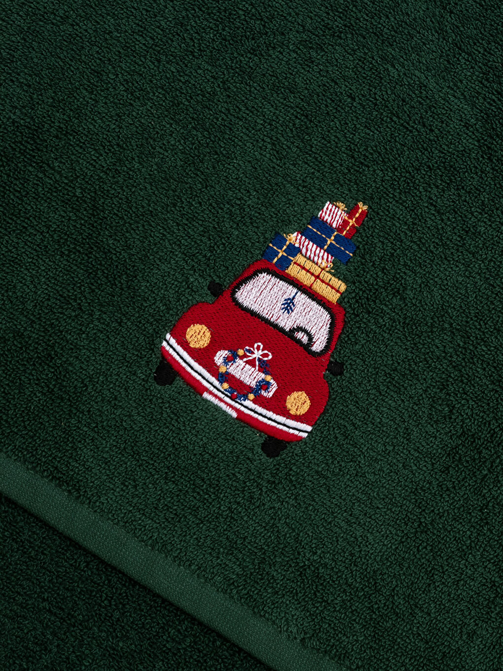 Embroidery Detailed Curl Face Towel 50x80 Cm-2