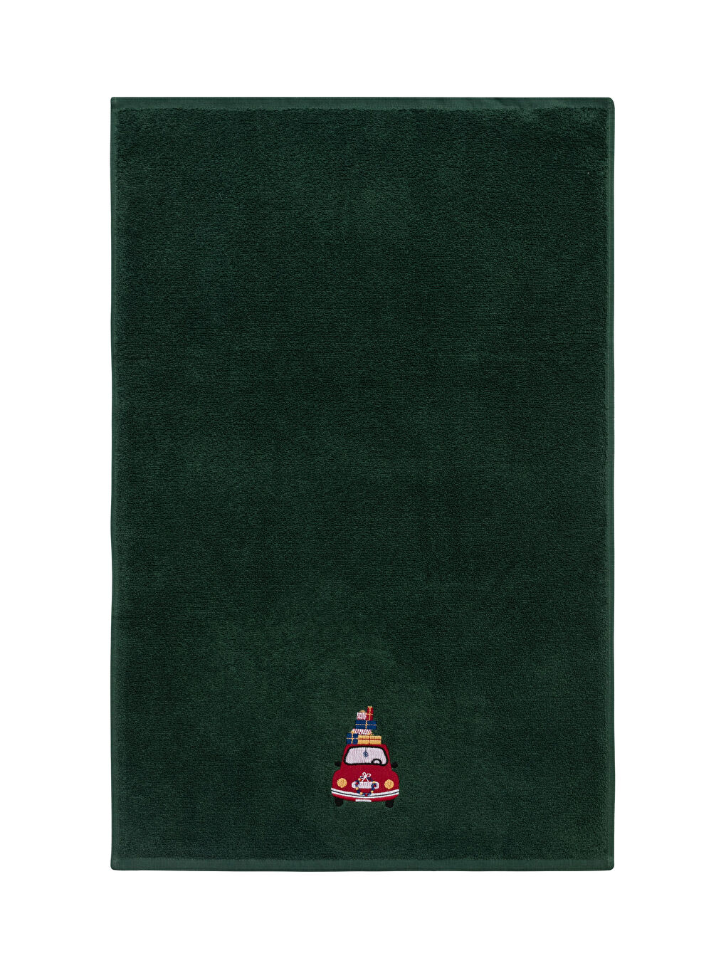 Embroidery Detailed Curl Face Towel 50x80 Cm-3