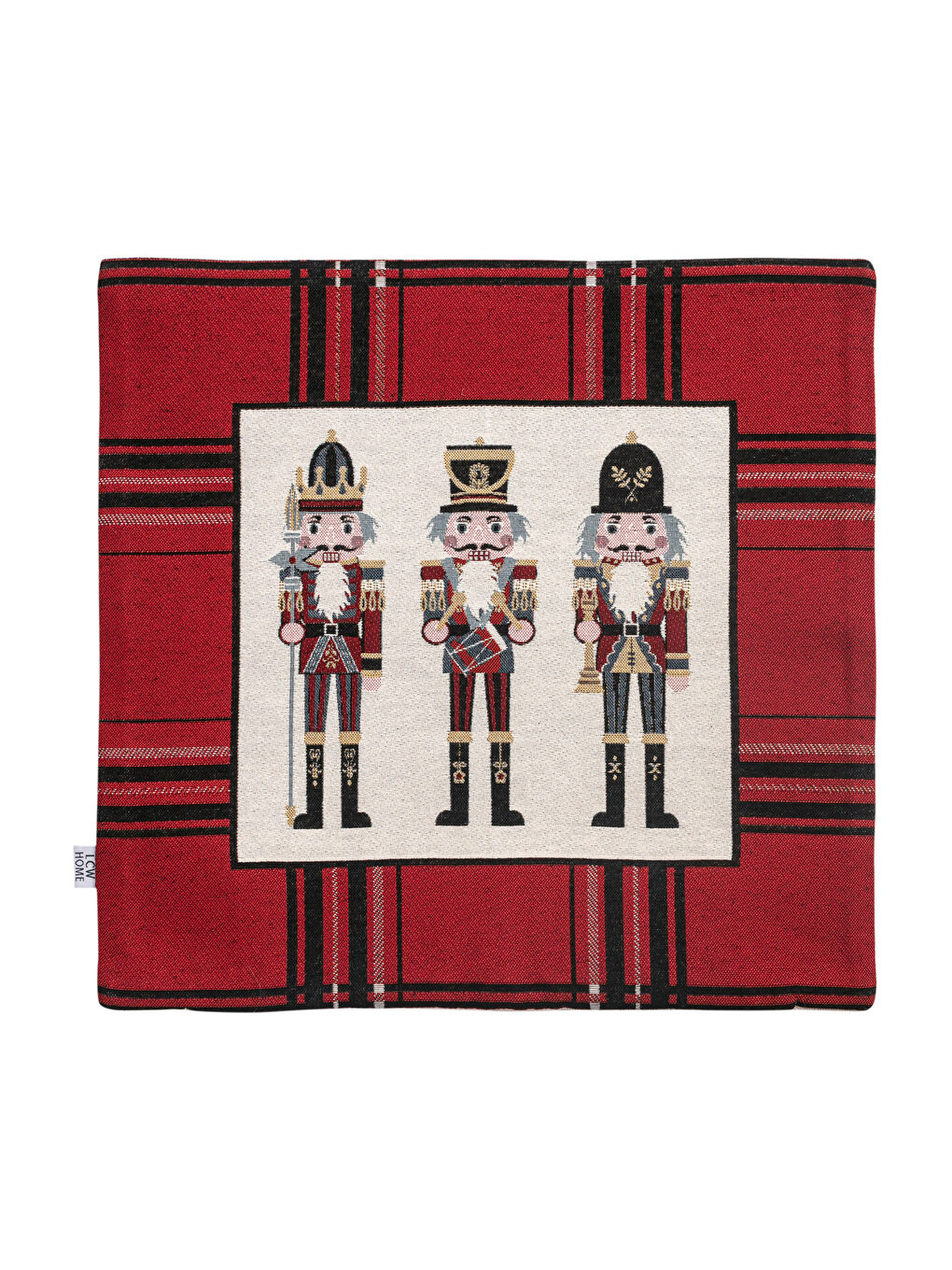 Christmas Themed Tapestry Pillow Cover 45x45 Cm-3
