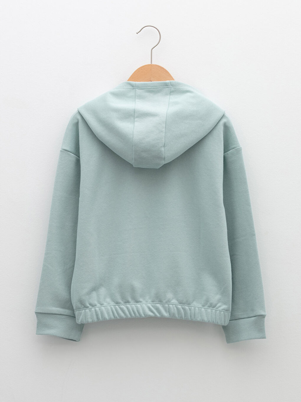 Hooded Printed Long Sleeve Girls' Sweatshirt-1