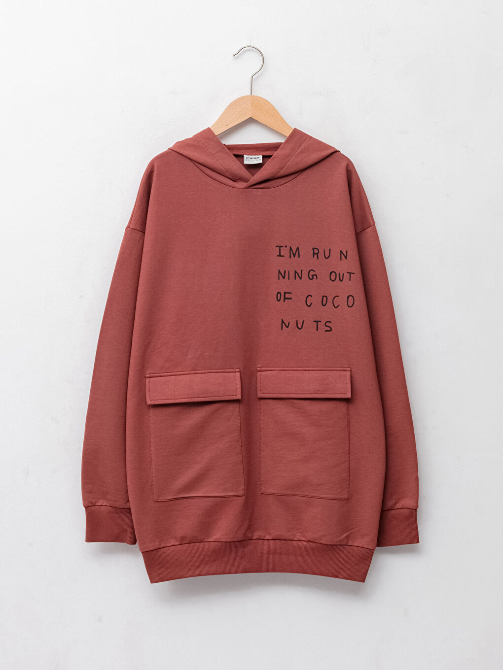 Hooded Printed Long Sleeve Boys' Sweatshirt