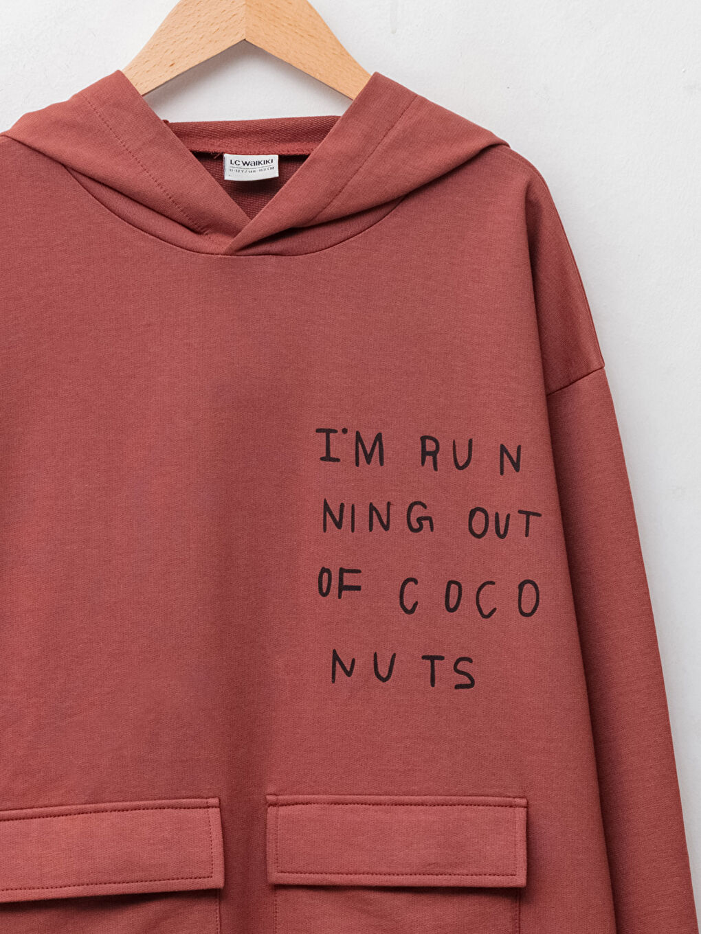 Hooded Printed Long Sleeve Boys' Sweatshirt-2