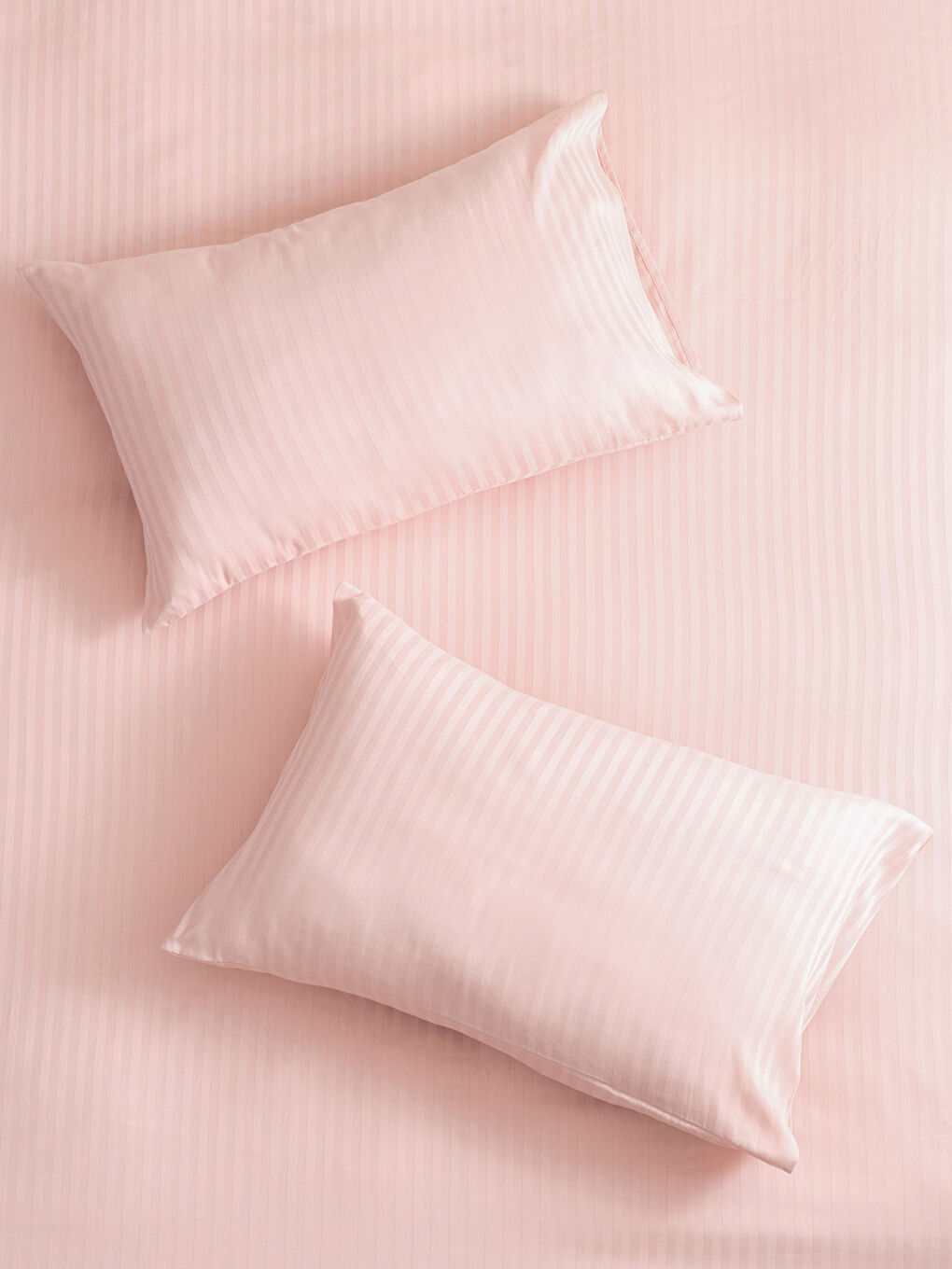 مجموعة غطاء لحاف مزدوج سادة قطن ستان-1