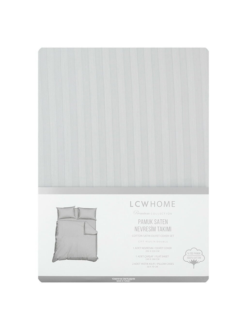 Plain Cotton Satin Double Duvet Cover Set-6