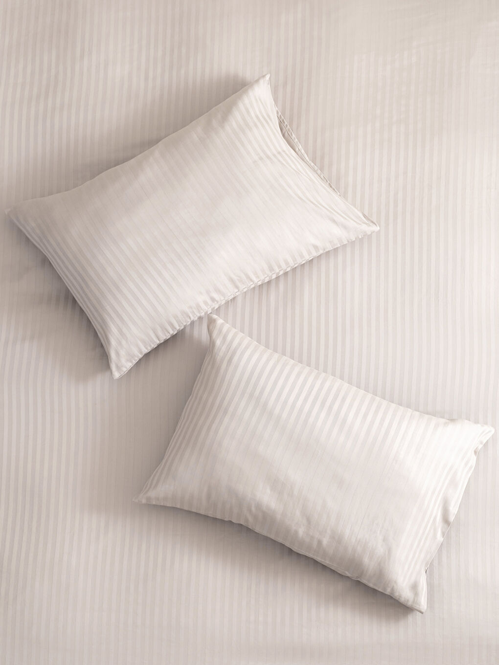 LCW HOME Double Plain Satin Cotton Duvet Cover Set -W1I927Z8-RVW - LC