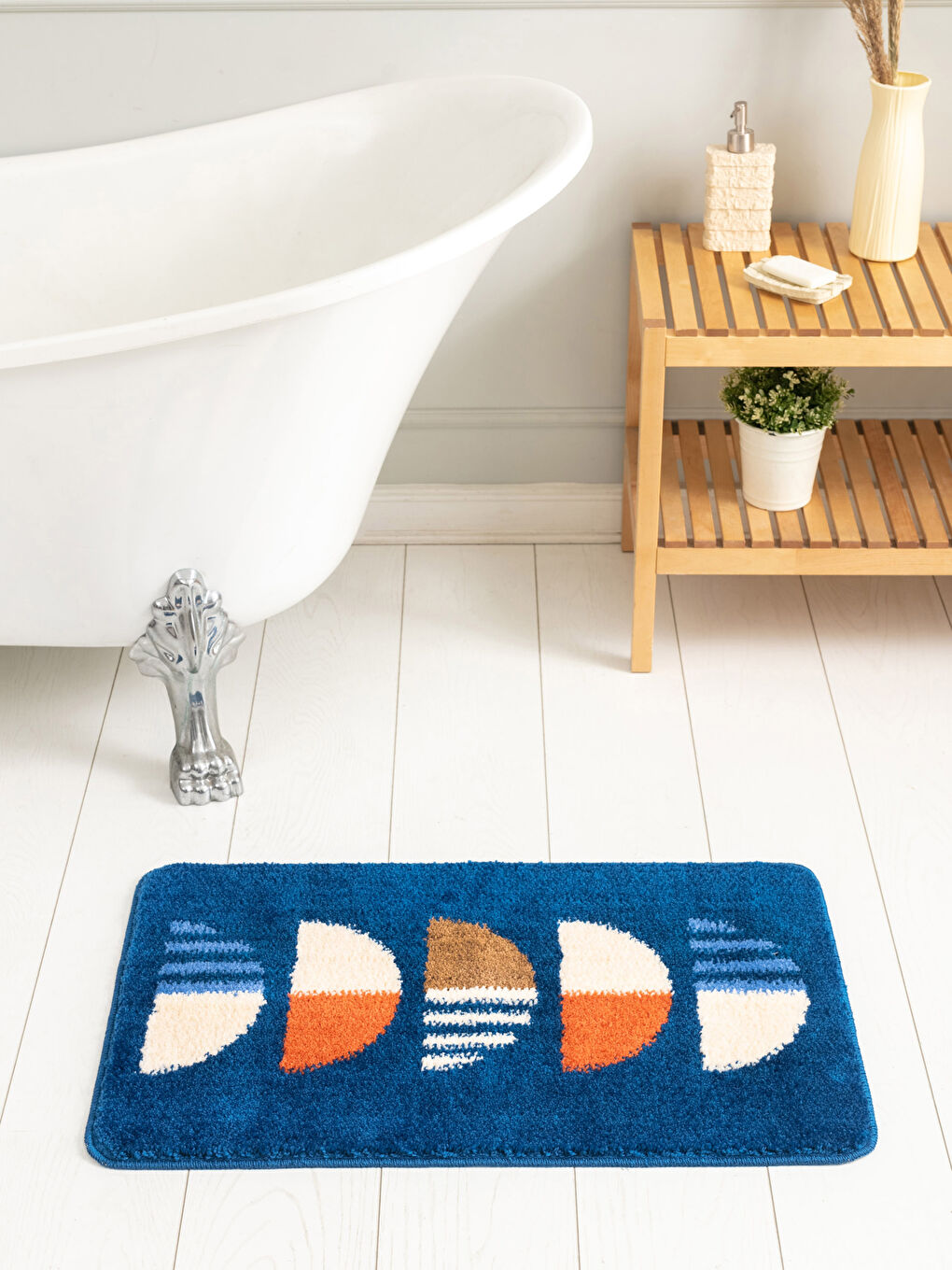 Karışık Desenli Banyo Paspası 50x80 cm