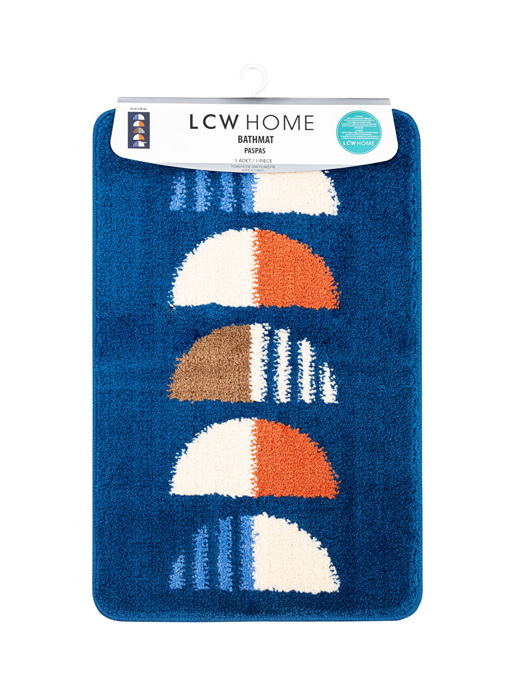 Karışık Desenli Banyo Paspası 50x80 cm-2