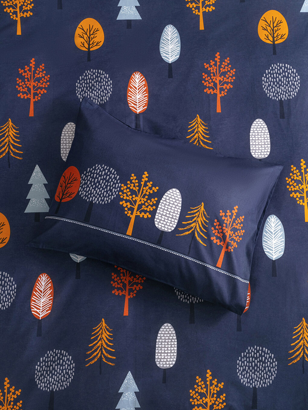 Housse de Couette et Taie d'Oreiller Tissées Imprimées-1