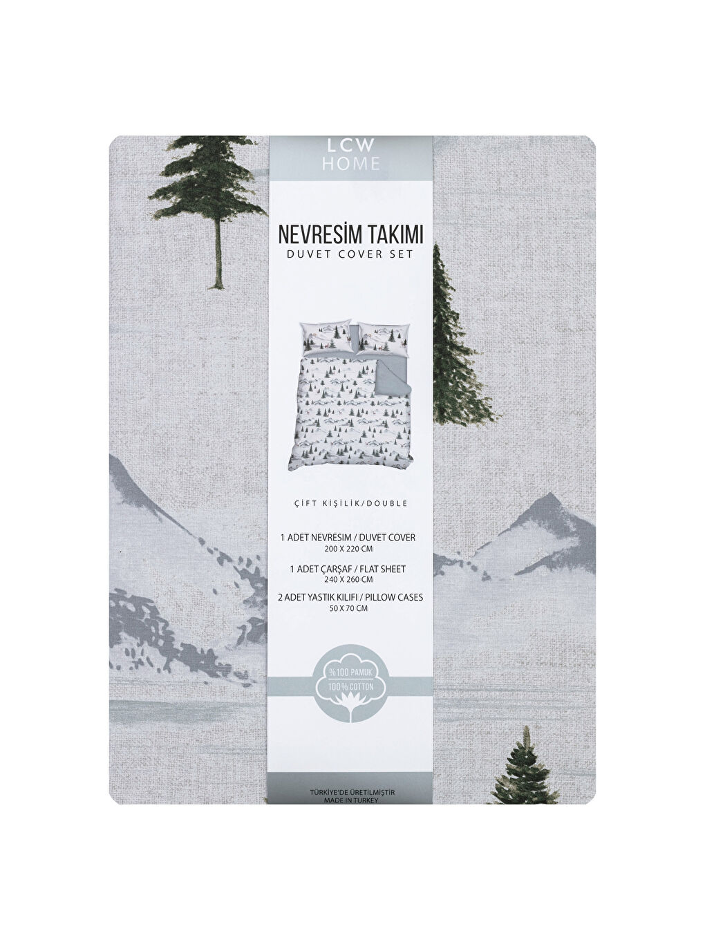 Double Printed Woven Duvet Cover Set-6