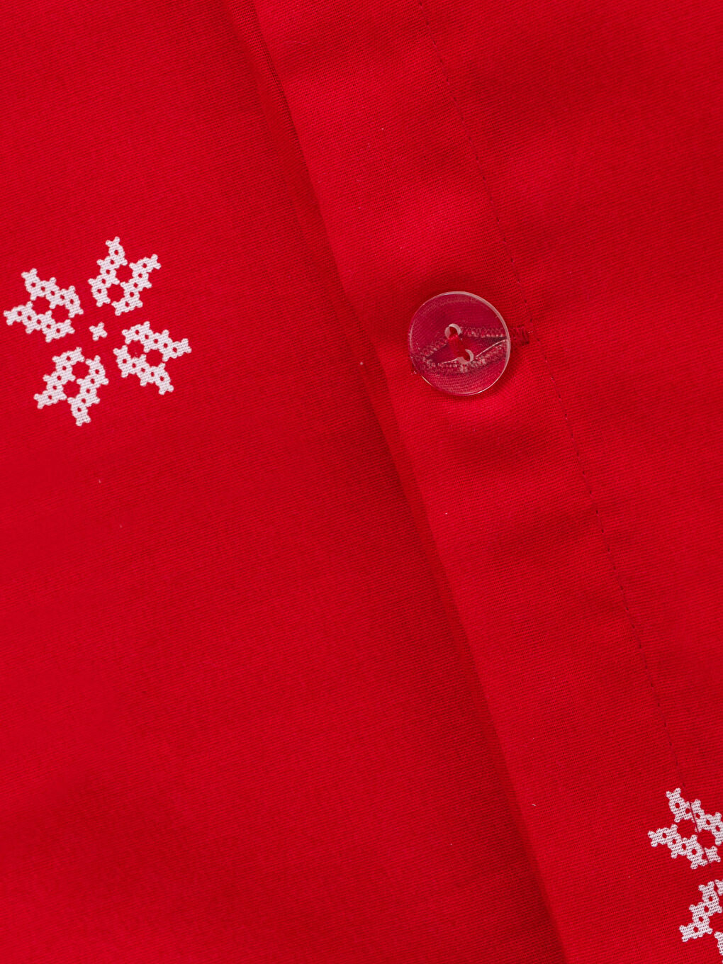 Kırmızı Tek Kişilik Baskılı Dokuma Nevresim 160x220 cm 160x220 cm-3