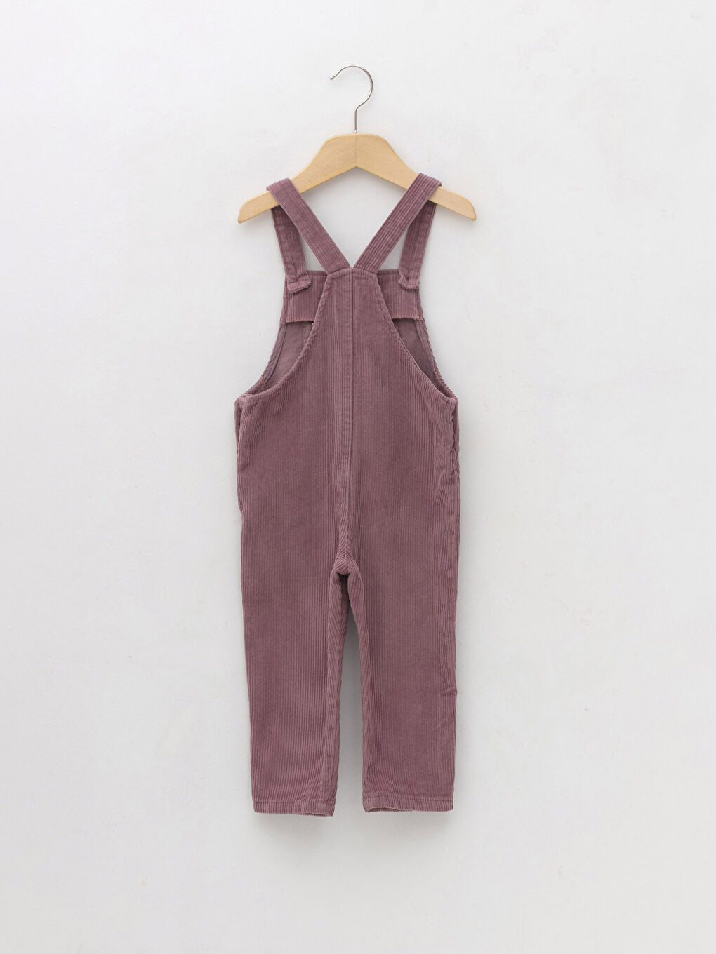 LCW baby Quadratischer Kragen Schlichte Samt Baby Mädchen Latzhosen -W1IH65Z1-H6F