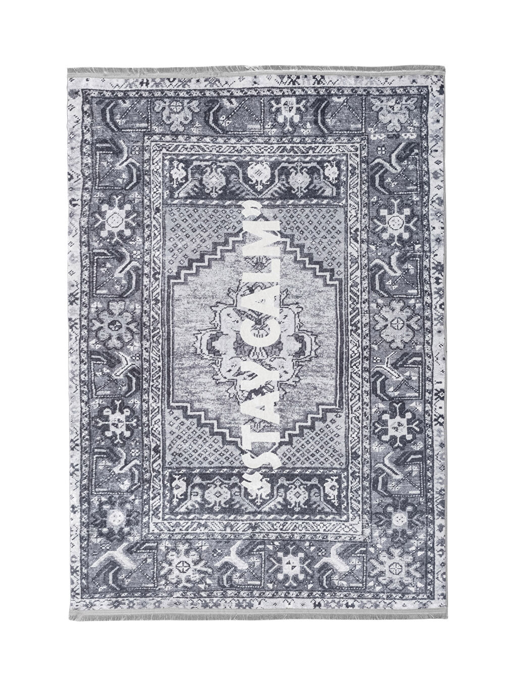 LCW HOME Patterned Tasseled Carpet 140x200 Cm -W1II85Z8-F9C