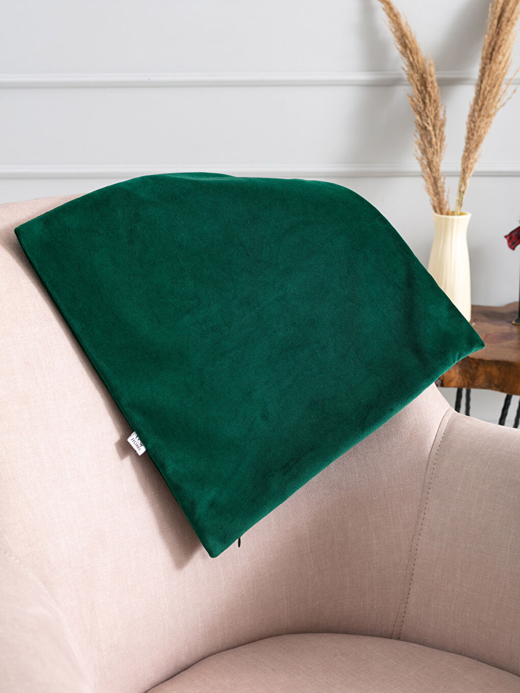 Schlichte Samt Kissenhülle 45x45 cm-1