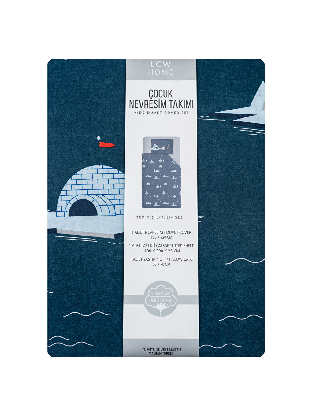 Karışık Tek Kişilik Desenli Dokuma Erkek Çocuk Nevresim Takımı-6