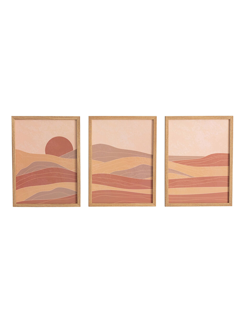 LCW HOME Dekorative Wandmalerei mit Kunststoffrahmen 3 Stk. 35x50 cm -W1IS70Z8-F9C