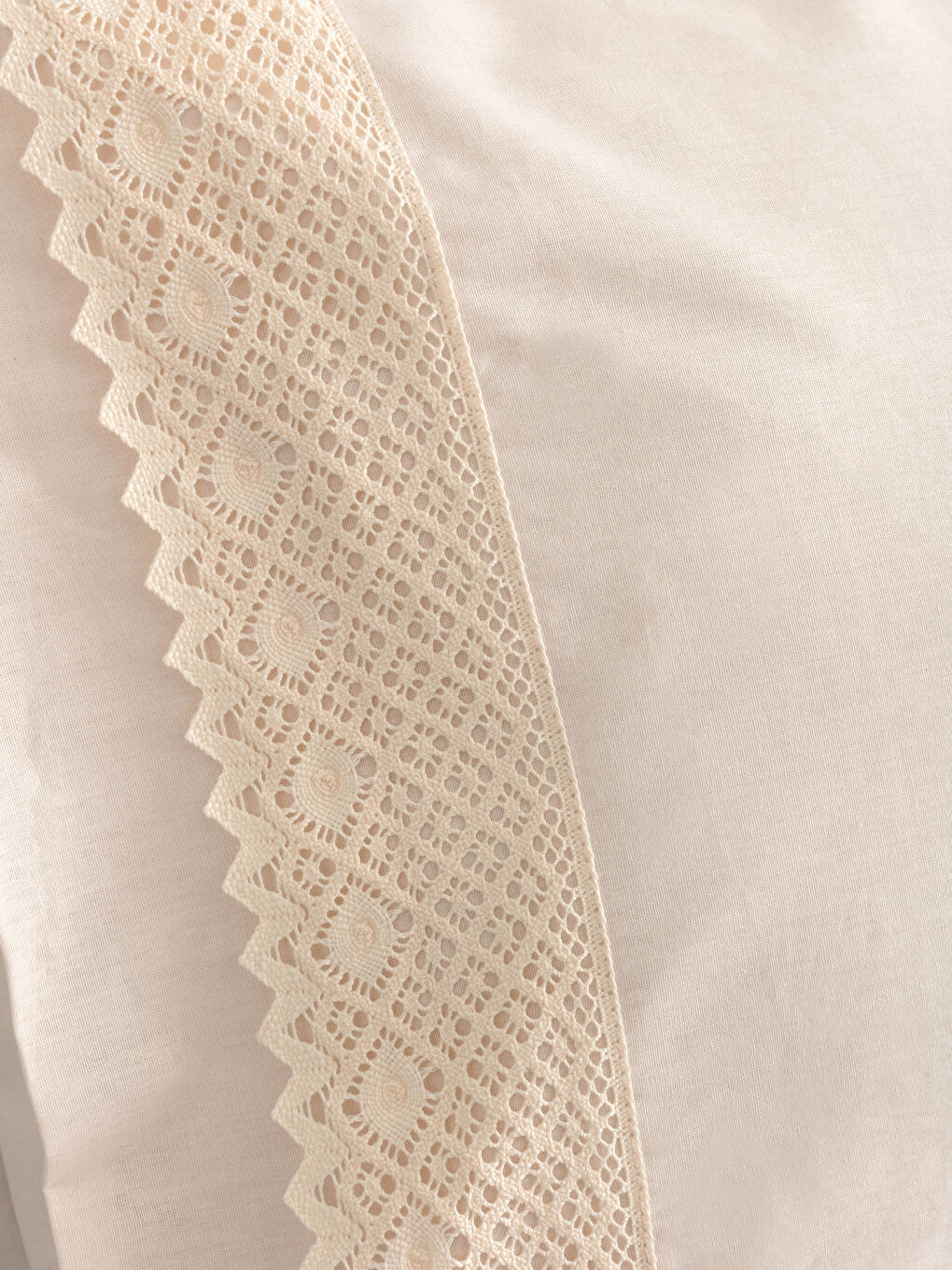 LCW HOME Lace Detailed Woven Pillow Cover 2 Pack 50x70 Cm -W1J217Z8-D2Y
