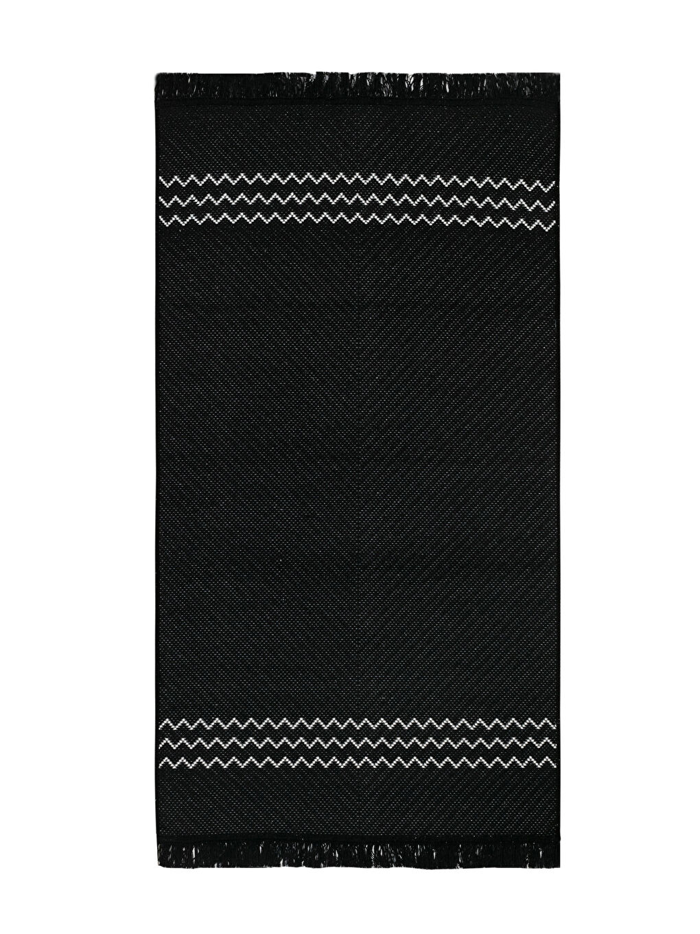 LCW HOME Jacquard-Teppich mit Quasten, beidseitig verwendbar, 80x150 cm -W1J240Z8-F9C
