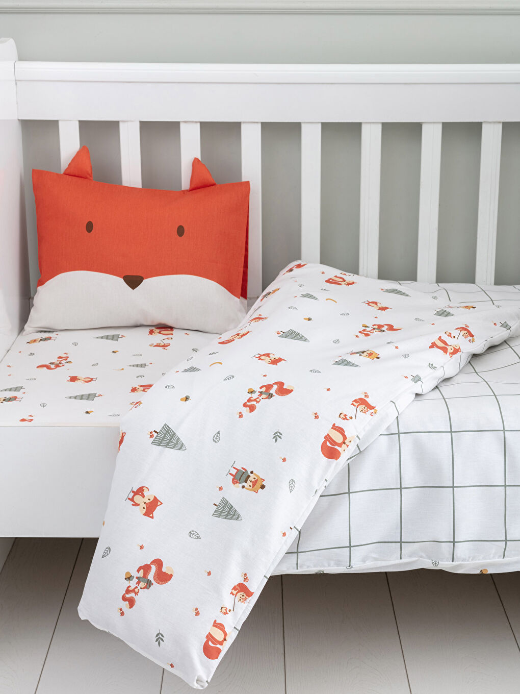 Ensemble de Housse de Couette Bébé Garçon Imprimé Renforcé