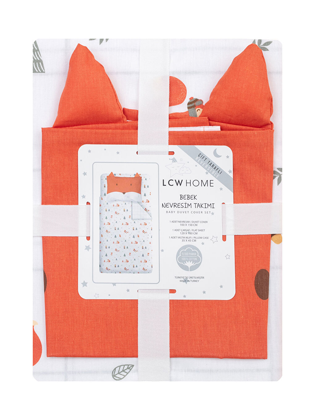 Ensemble de Housse de Couette Bébé Garçon Imprimé Renforcé-6