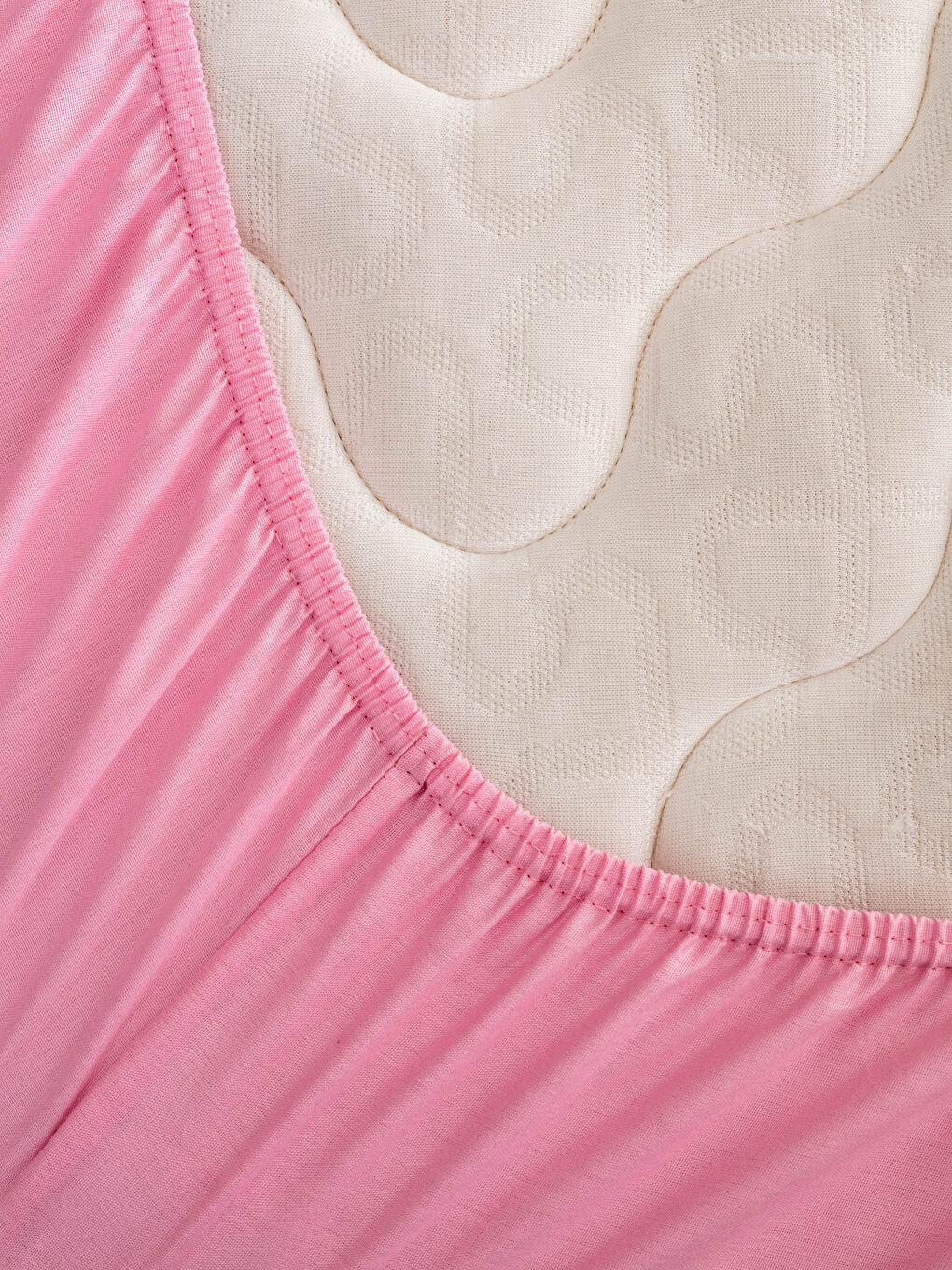 Single Flat Woven Elastic Sheet and Pillowcase-2