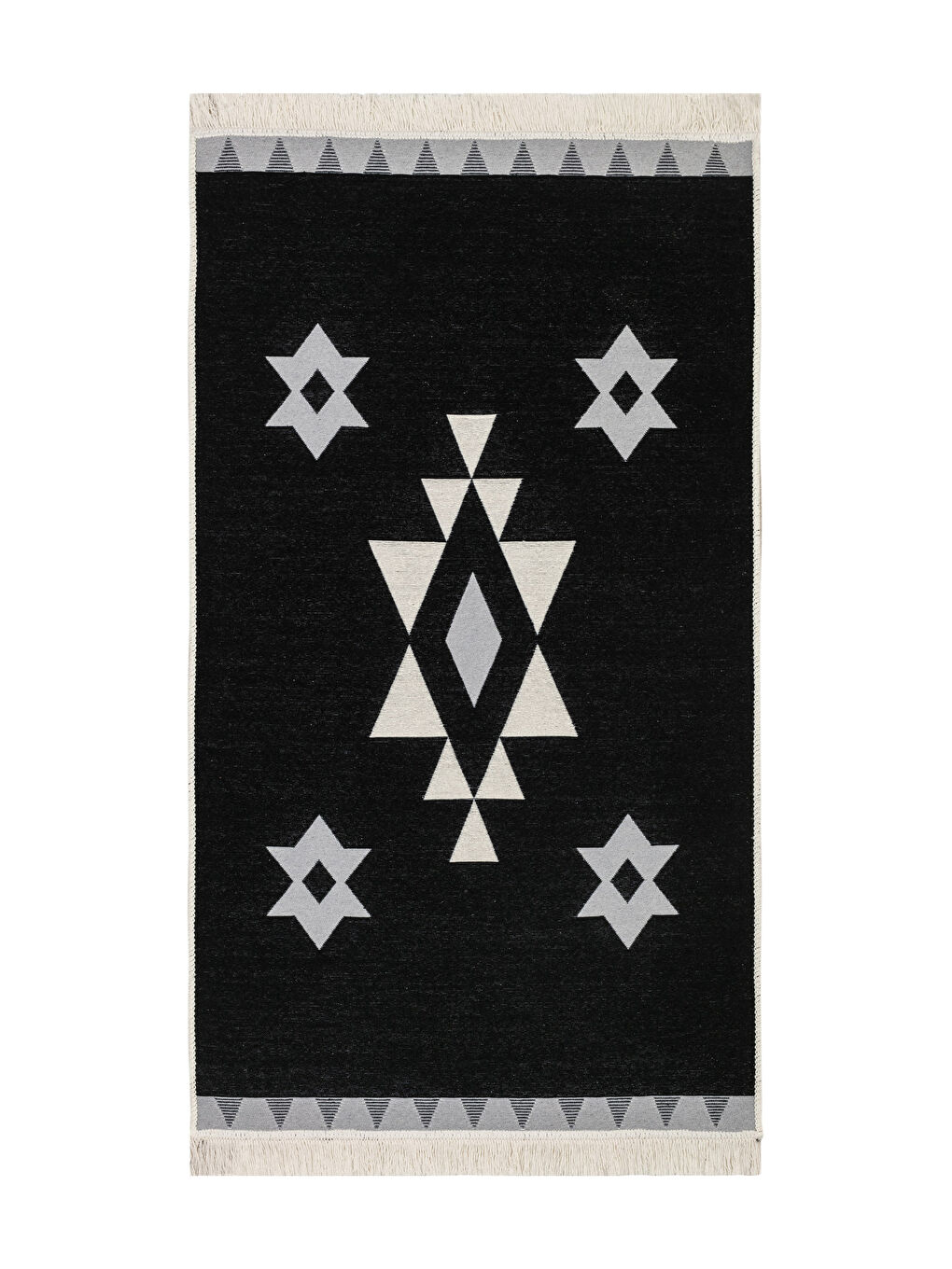 LCW HOME Selbstgemusterter Teppich mit Quasten 80x150 cm -W1J248Z8-F9C