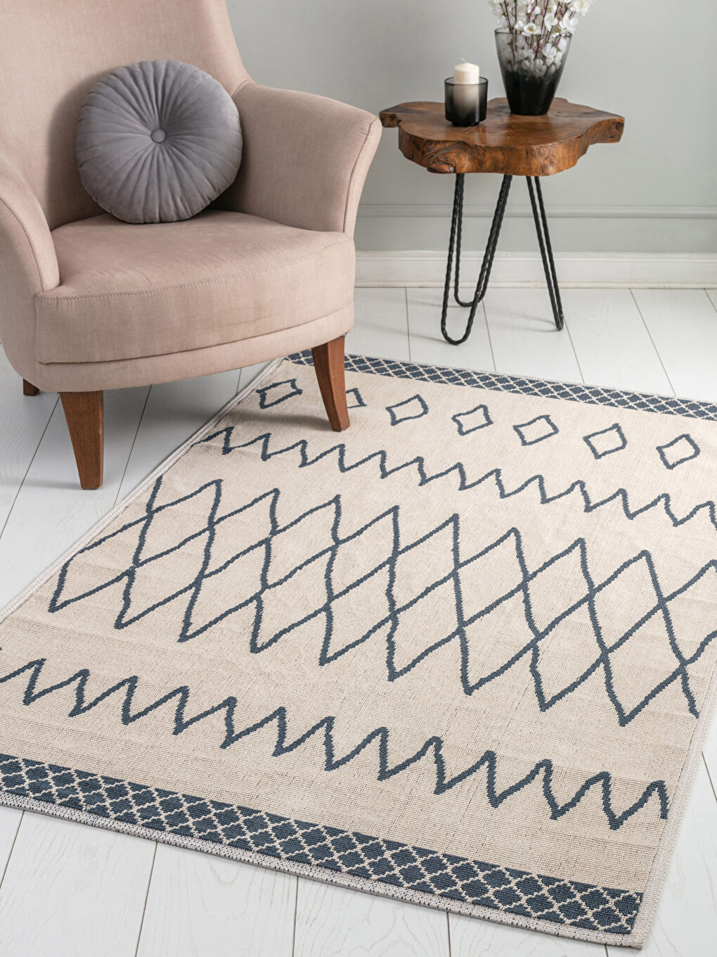 LCW HOME Self Patterned Rug 120x180 Cm -W1J252Z8-F9C