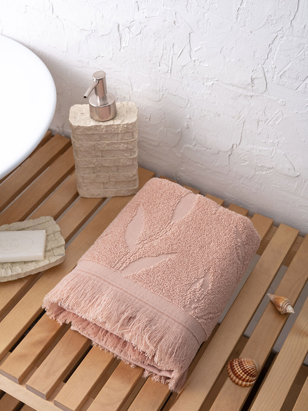 Jacquard Tasseled Face Towel 50x80 Cm