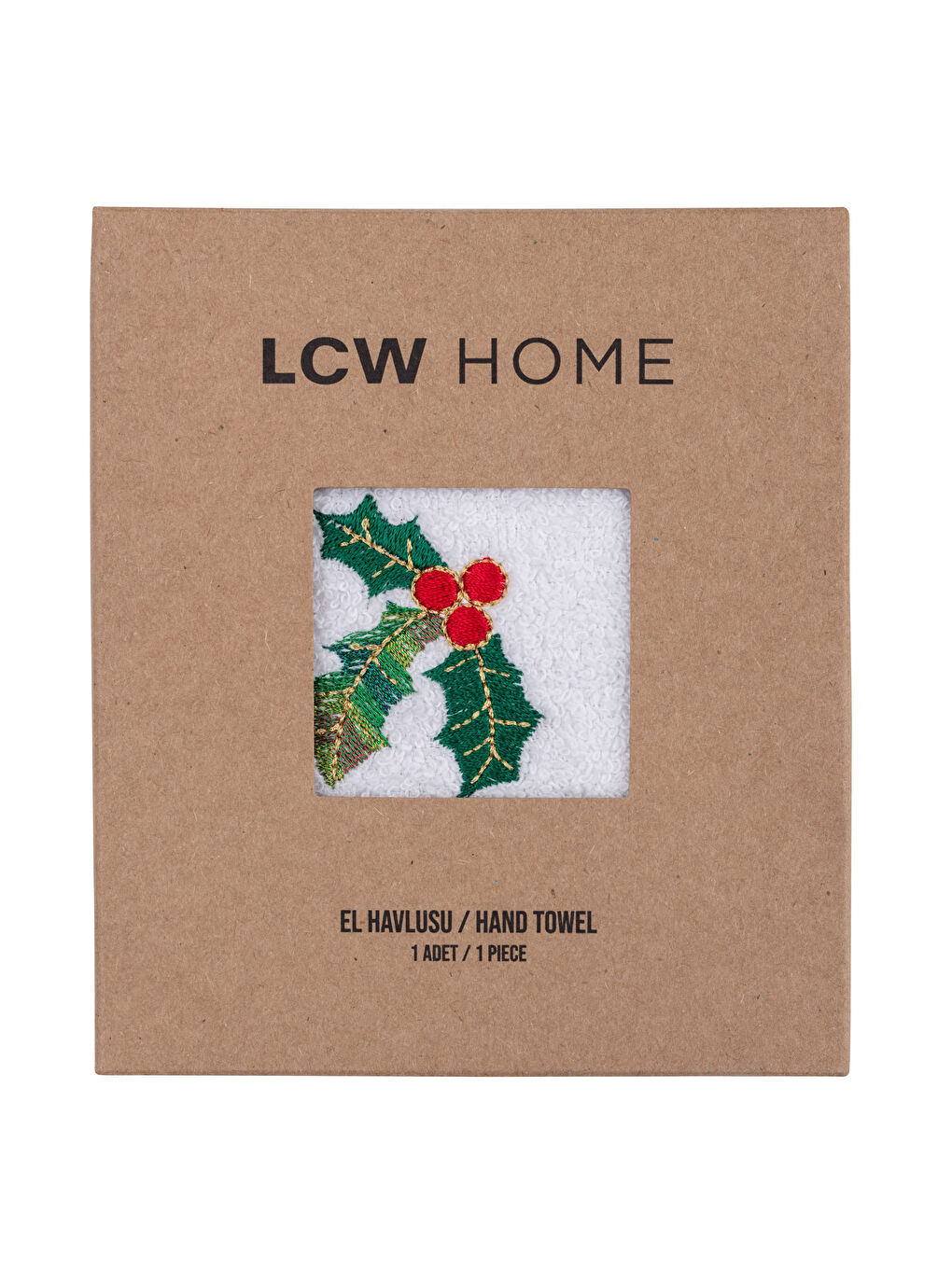 LCW HOME Embroidery Detailed Curl Hand Towel 30x50 Cm -W1JA41Z8-J5E