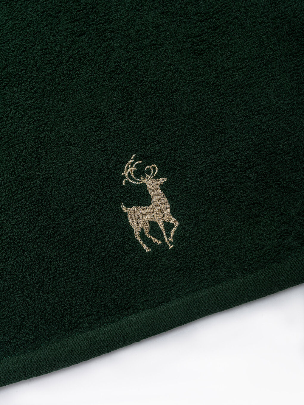 LCW HOME New Year Themed Embroidery Detailed Boucle Hand Towel 30x50 Cm -W1JA43Z8-QR5