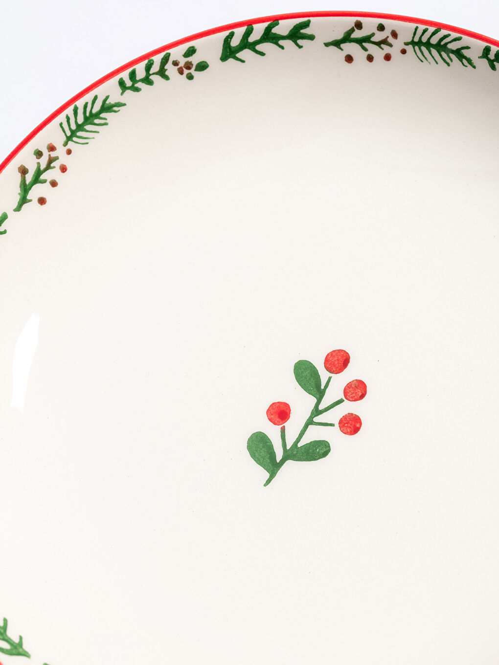 LCW HOME Božićni Keramički Duboki Tanjir Sa Štampom 21 cm -W1JH69Z8-F9C