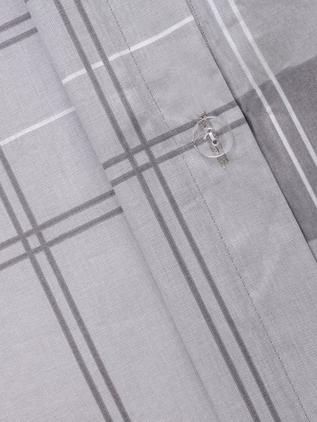 Double Checkered Double Sided Woven Duvet Cover Set-6