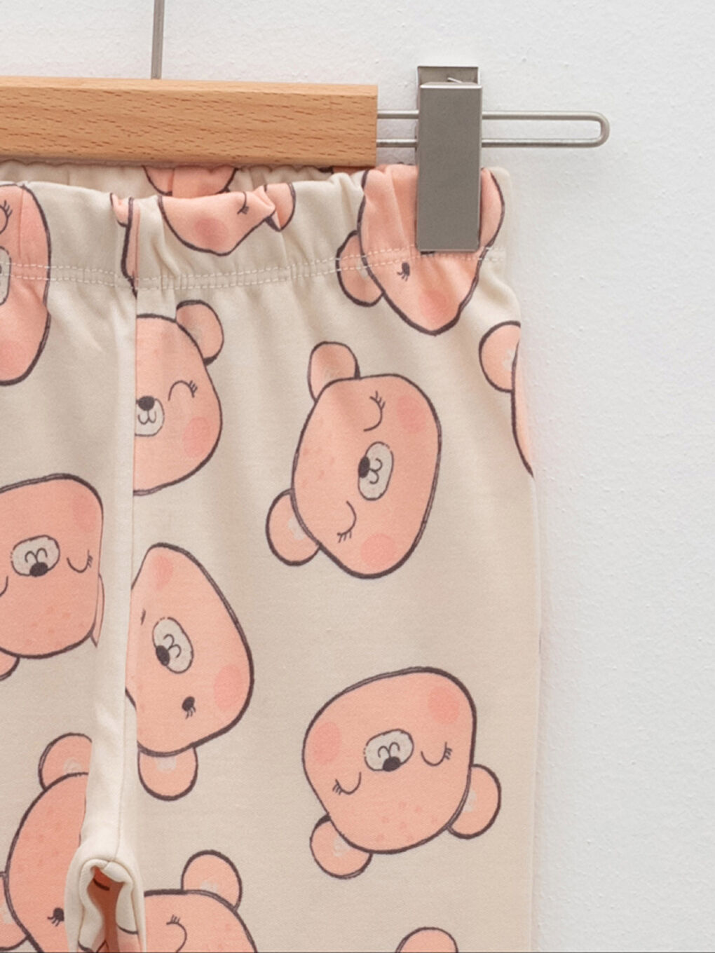 Crew Neck Long Sleeve Printed Cotton Baby Girl Pajama Set-2